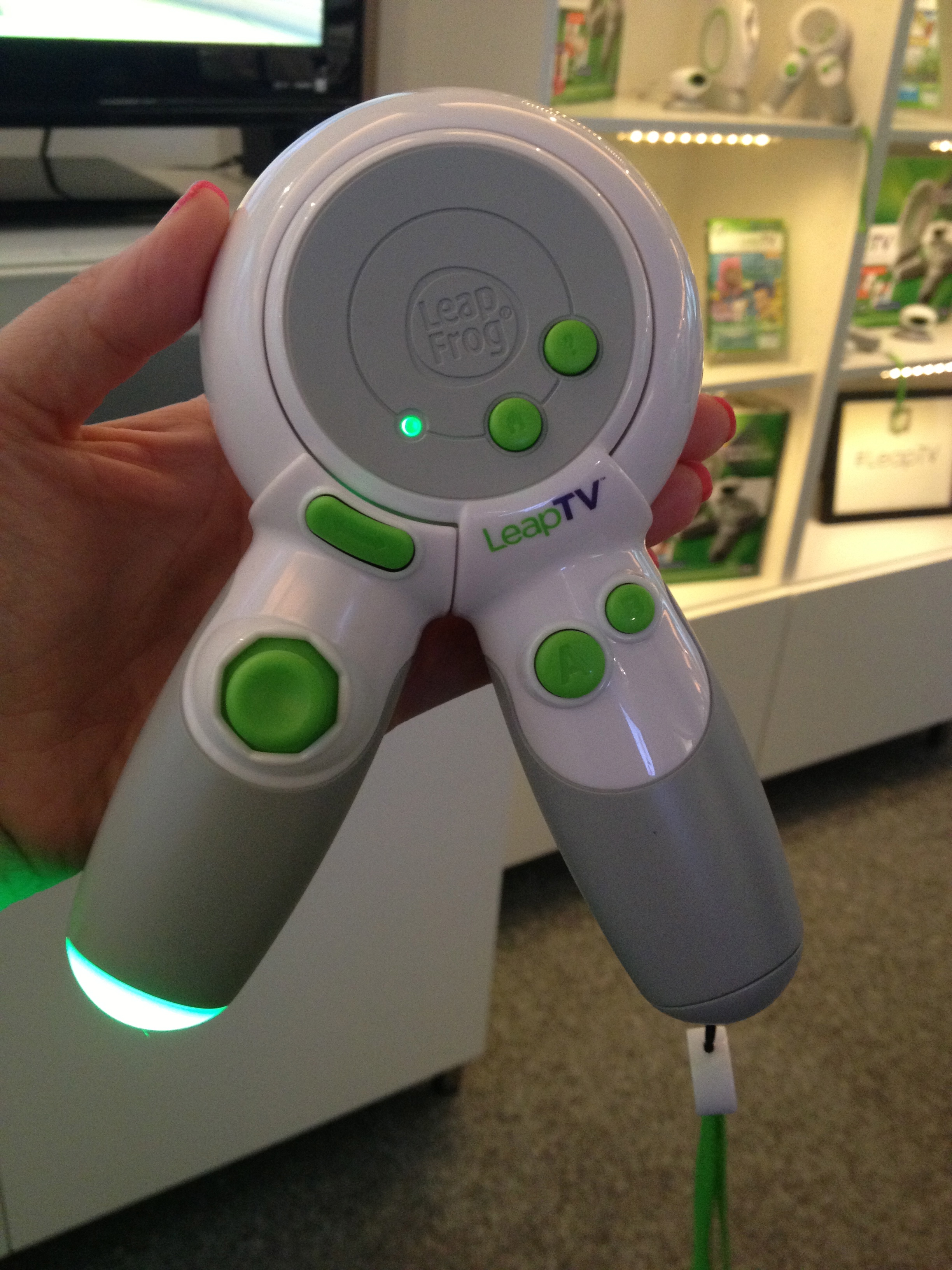 This innovative controller is perfect for little hands!