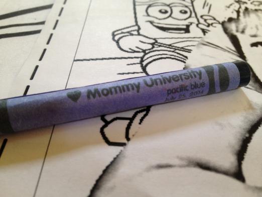 Mommy University crayon